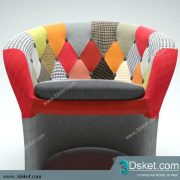 3D Model Arm Chair Free Download 219