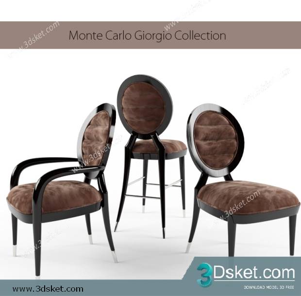 3D Model Chair Free Download 0124