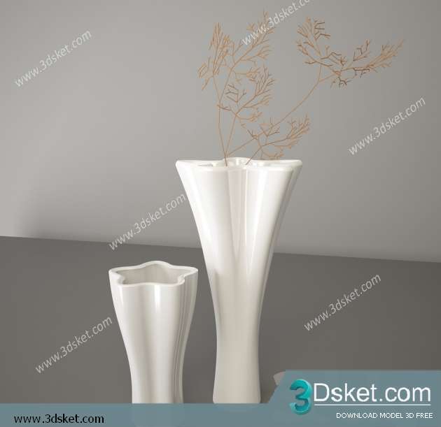 Free Download Vase 3D Model 092