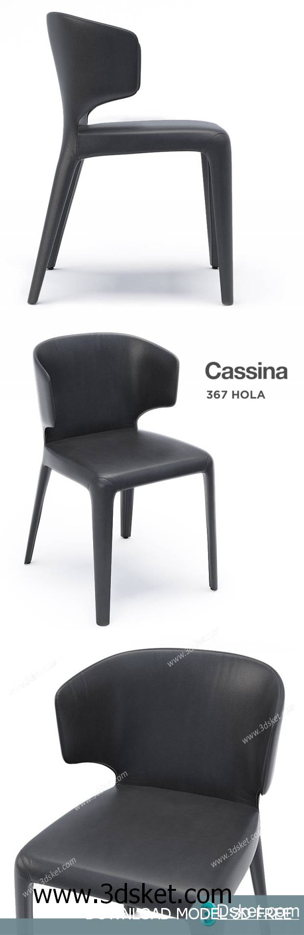 3D Model Arm Chair Free Download 226