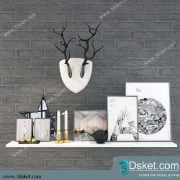 Free Download Decorative set 3D Model 0163