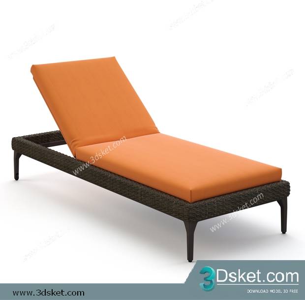 3D Model Chair Free Download 0128