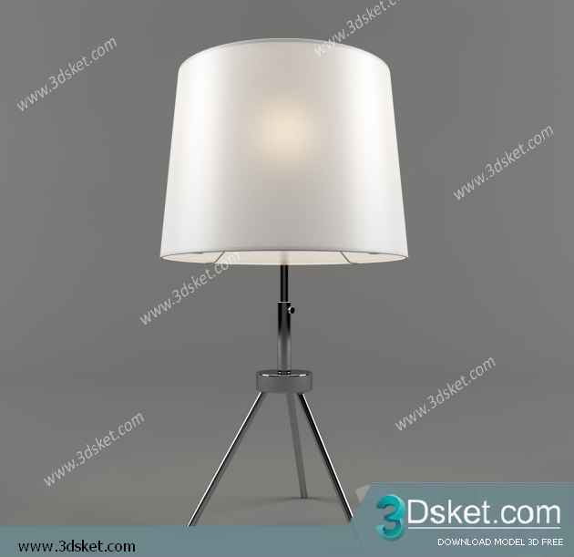 Free Download Table Lamp 3D Model 0175