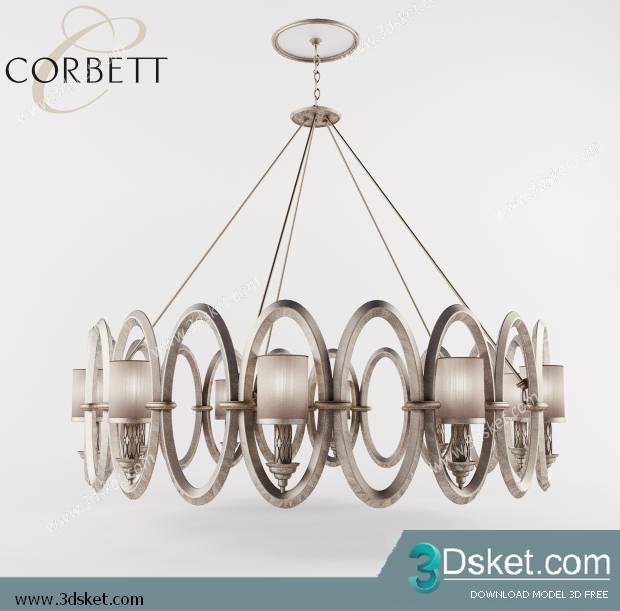 Free Download Ceiling Light 3D Model 0124