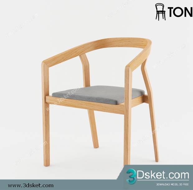 3D Model Chair Free Download 0130