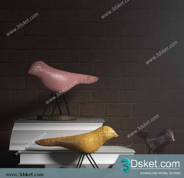 Free Download Decorative set 3D Model 0165