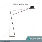 Free Download Floor Lamp 3D Model Đèn Sàn 029