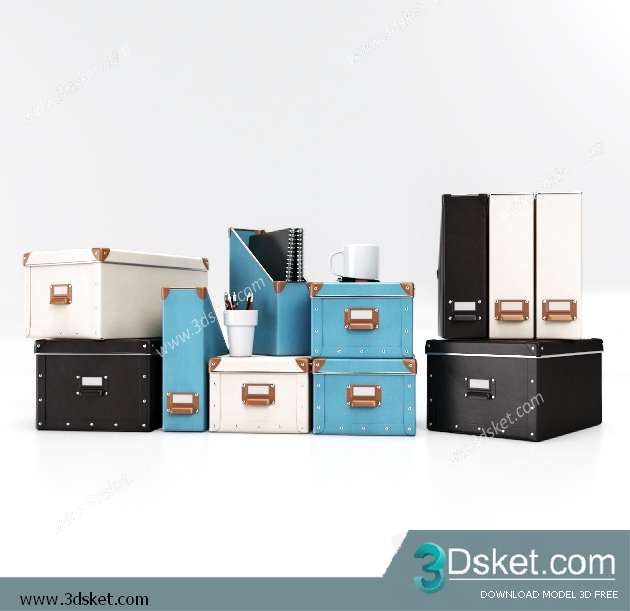 Free Download Decorative set 3D Model 0168