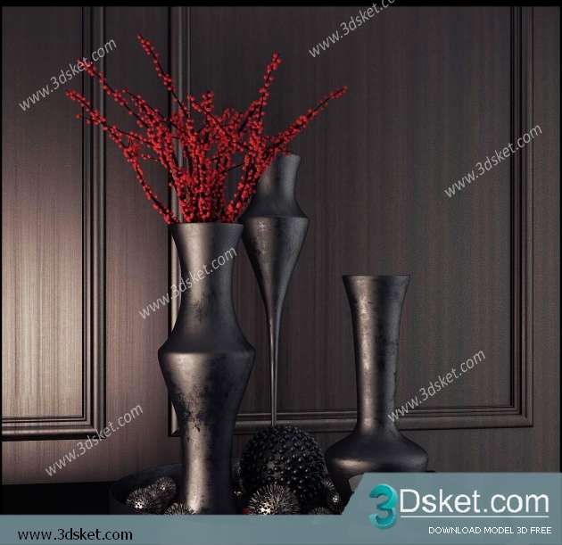 Free Download Decorative set 3D Model 0171