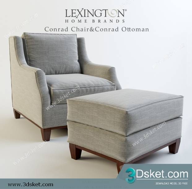 3D Model Chair Free Download 0134