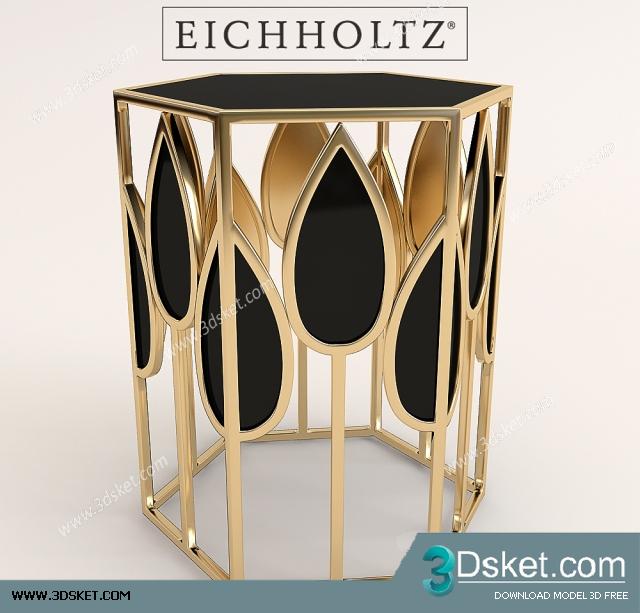 3D Model Table Chair Free Download 076