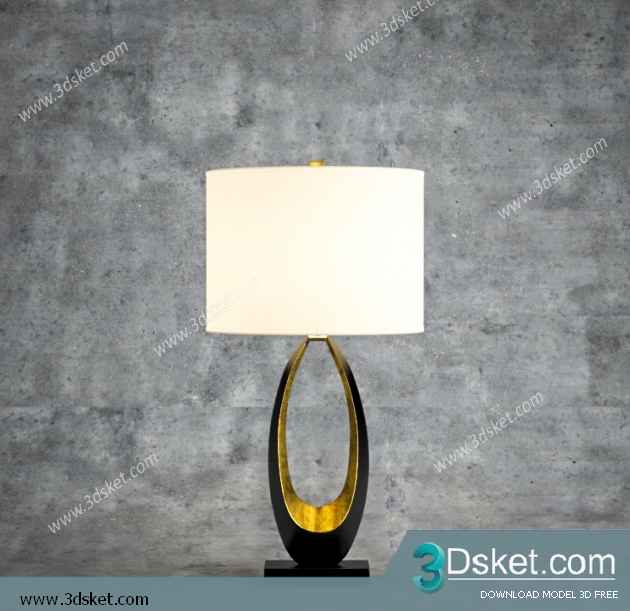 Free Download Table Lamp 3D Model 0179