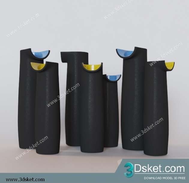Free Download Vase 3D Model 096