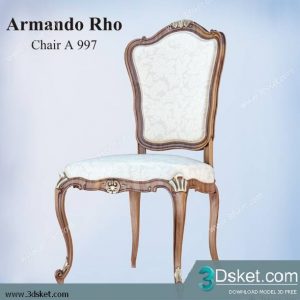 3D Model Arm Chair Free Download 244