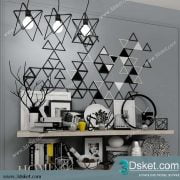 Free Download Decorative set 3D Model 0175