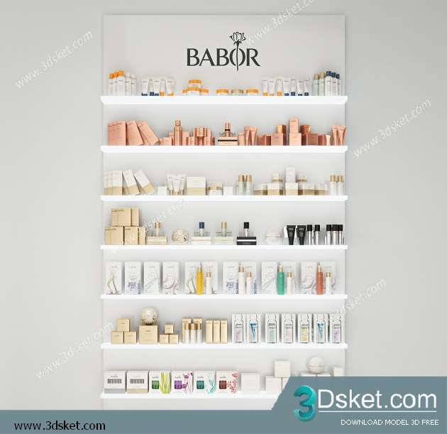 Free Download Decorative set 3D Model 0176