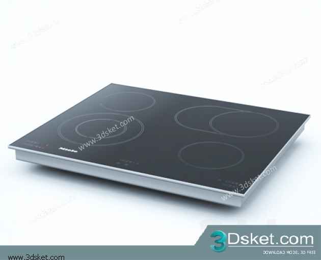 Free Download Kitchen Appliance 3D Model 090