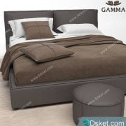 3D Model Bed Free Download Giường 144