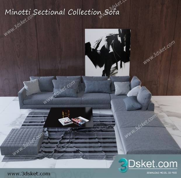 3D Model Sofa Free Download 147