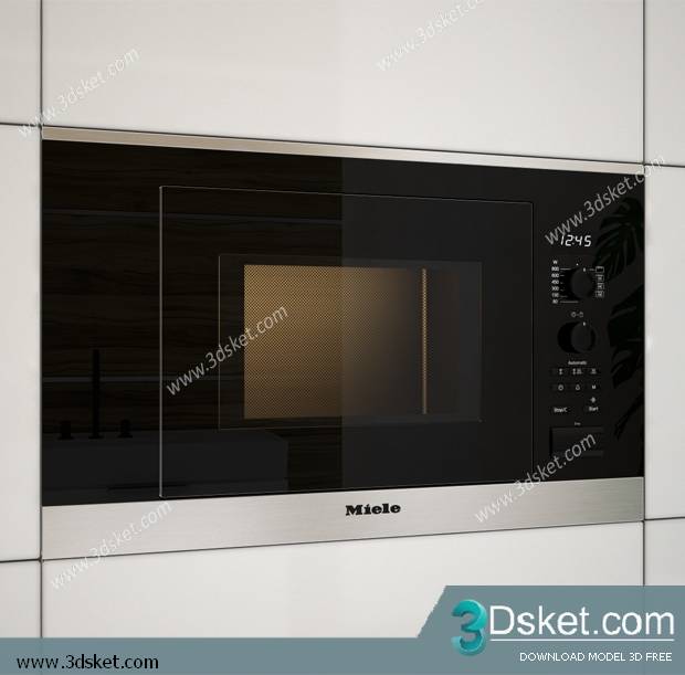 Free Download Kitchen Appliance 3D Model 0122
