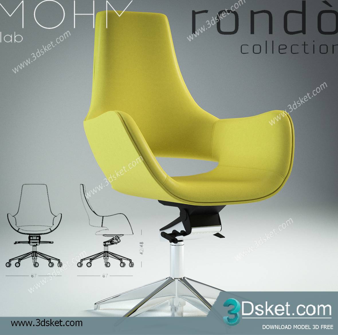 3D Model Arm Chair Free Download 248 - Download 3D Model Free, 3Dsket