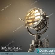 Free Download Floor Lamp 3D Model Đèn Sàn 033