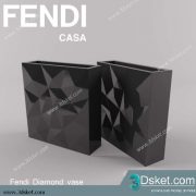 Free Download Vase 3D Model 099
