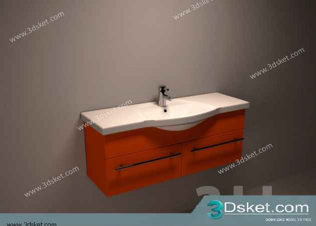 Free Download Wash Basin 3D Model 049