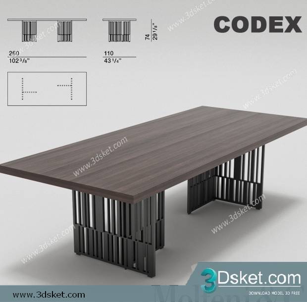 3D Model Table Free Download 0114