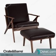 3D Model Arm Chair Free Download 250