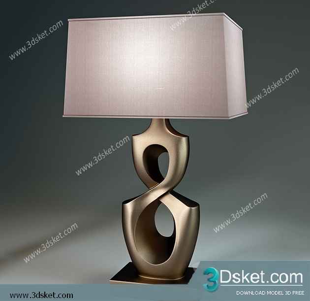 Free Download Table Lamp 3D Model 0181