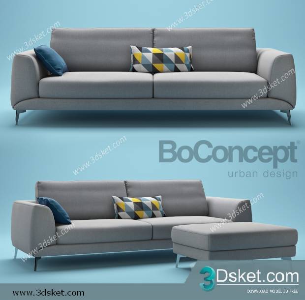 3D Model Sofa Free Download 154