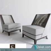 3D Model Arm Chair Free Download 252