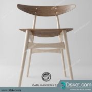 3D Model Arm Chair Free Download 254