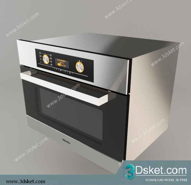Free Download Kitchen Appliance 3D Model 091