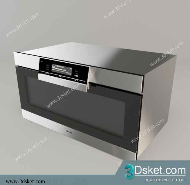 Free Download Kitchen Appliance 3D Model 092