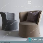 3D Model Arm Chair Free Download 255
