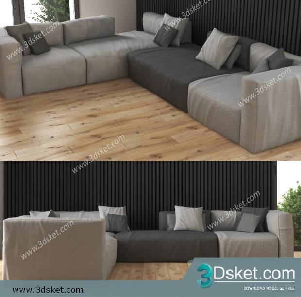 3D Model Sofa Free Download 158
