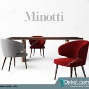3D Model Table Chair Free Download 079