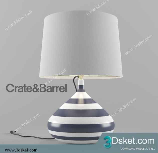 Free Download Table Lamp 3D Model 0193