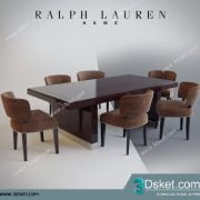 3D Model Table Chair Free Download 080