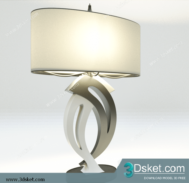 Free Download Table Lamp 3D Model 0184