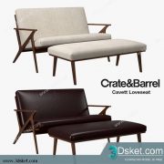 3D Model Arm Chair Free Download 261