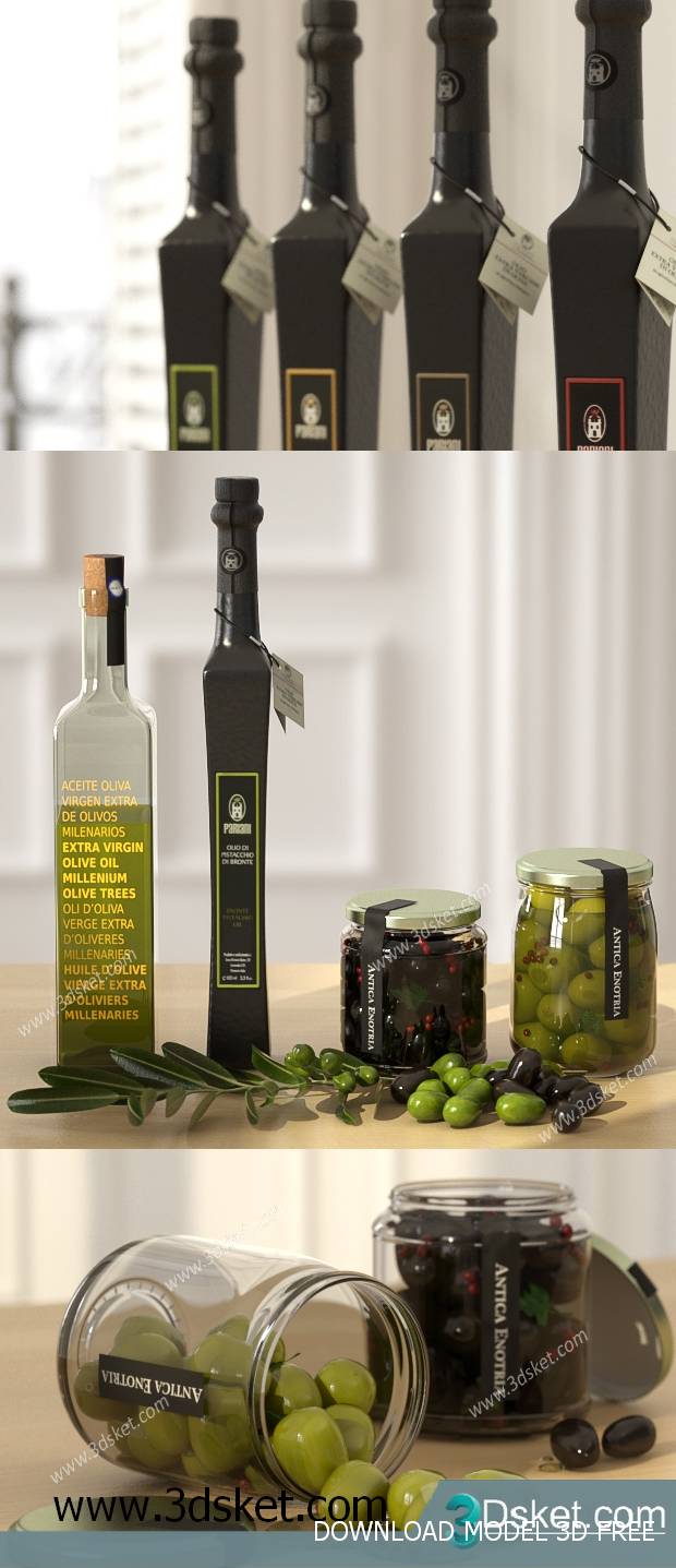 Free Download 3D Models Tableware Kitchen 0125