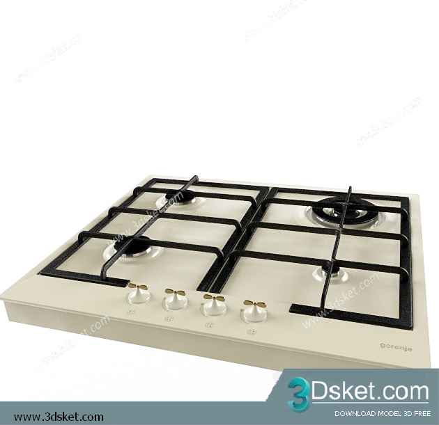 Free Download Kitchen Appliance 3D Model 093