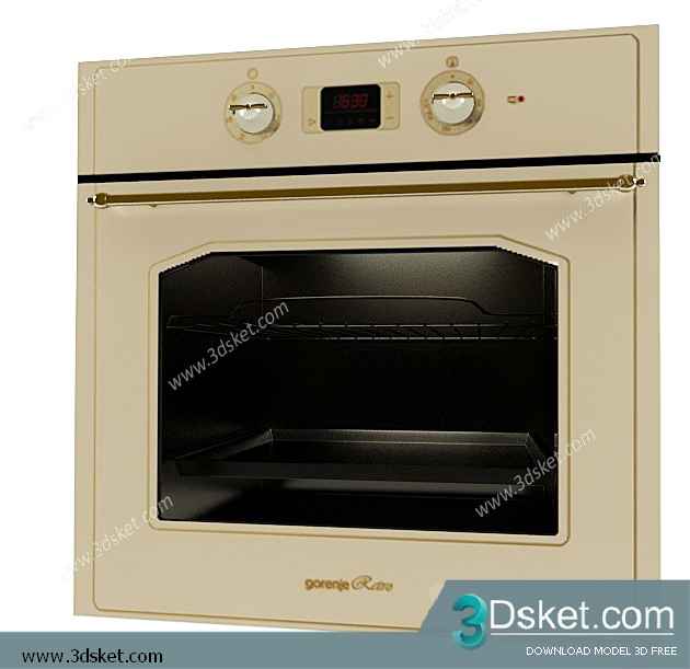 Free Download Kitchen Appliance 3D Model 094