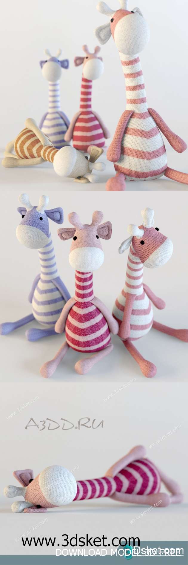 Free Download Decorative set 3D Model 0191