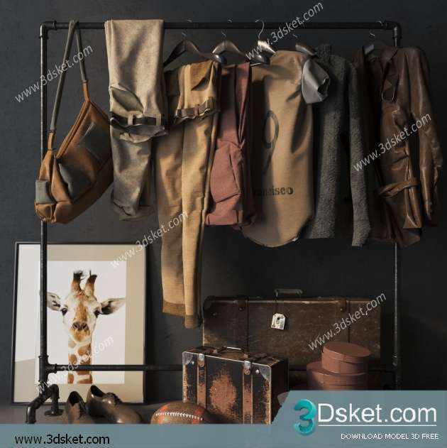 Free Download Decorative set 3D Model 0192