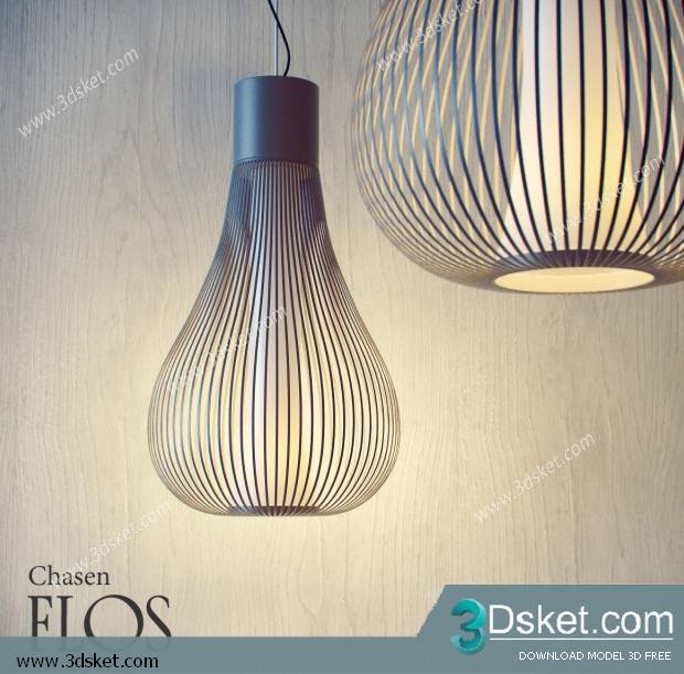 Free Download Ceiling Light 3D Model 0147
