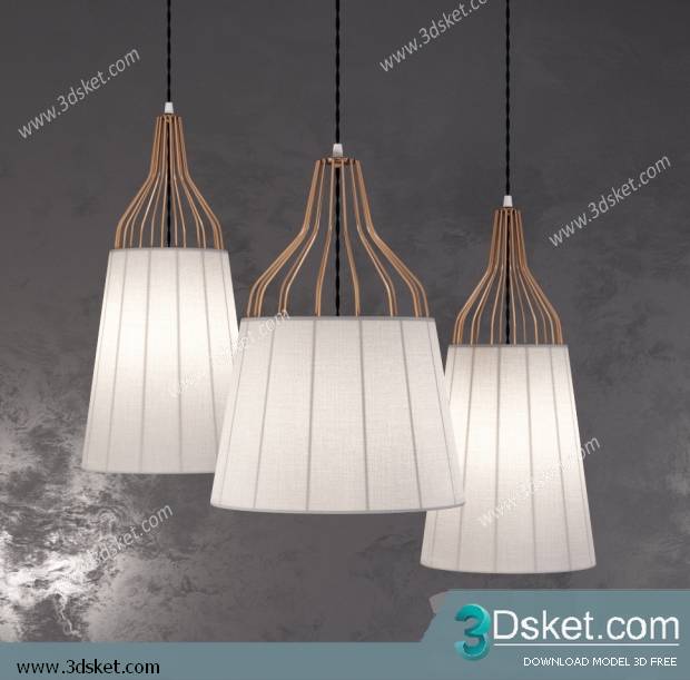 Free Download Ceiling Light 3D Model 0149